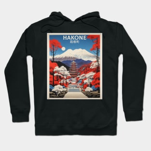 Hakone Japan Vintage Poster Tourism Hoodie